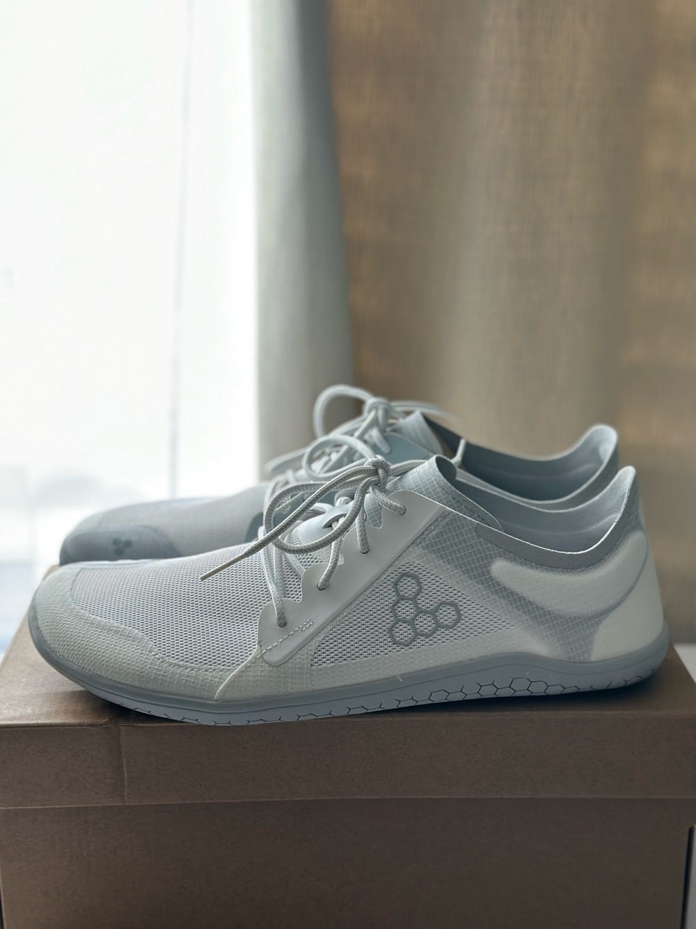 Vivobarefoot Primus Lite IV Men’s Mineral Grey Barefoot Shoes Size 10